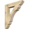 Ekena Millwork Olympic Slat Rough Sawn Bracket, Douglas Fir, 6"W x 36"D x 40"H BKT06X36X40OLY06RDF - alternate 1